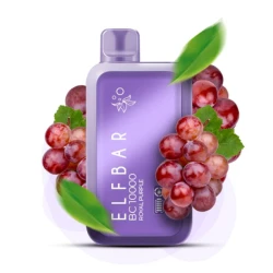 Одноразова електронна сигарета Elf Bar BC Royal Purple Grapes (Роял Виноград) (10000 Затяжок)