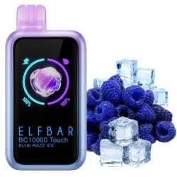 Одноразова електронна сигарета Elf Bar BC Touch Blue Raz Ice (Блу Раз Лід) (10000 Затяжок)