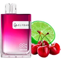 Одноразова електронна сигарета Elf Bar CR Cherry Lime (Вишня Лайм) (8000 затяжок)