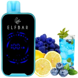 Одноразова електронна сигарета Elf Bar FS Blueberry Razz Lemon (Чорниця Разз Лимон) (18000 затяжок)