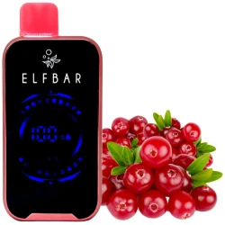 Одноразова електронна сигарета Elf Bar FS Cranberry (Журавлина) (18000 затяжок)