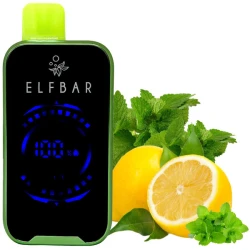 Одноразова електронна сигарета Elf Bar FS Lemon Mint (Лимон М'ята) (18000 затяжок)