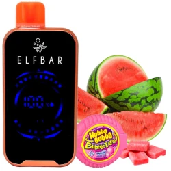 Одноразова електронна сигарета Elf Bar FS Watermelon Bubble Gum (Кавун Бабл Гам) (18000 затяжок)