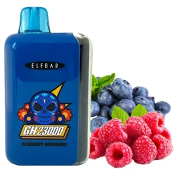 Одноразова електронна сигарета Elf Bar GH Blueberry Raspberry (Чорниця Малина) (23000 затяжок)