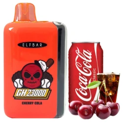 Одноразова електронна сигарета Elf Bar GH Cherry Cola (Вишня Кола) (23000 затяжок)