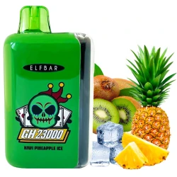 Одноразова електронна сигарета Elf Bar GH Kiwi Pineapple Ice (Ківі Ананас Лід) (23000 затяжок)