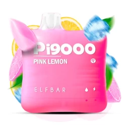 Одноразова електронна сигарета Elf Bar Pi Pink Lemon (Рожевий Лимон) (9000 Затяжок)