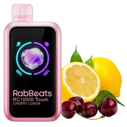 Одноразова електронна сигарета Elf Bar RC Touch RabBeats Cherry Lemon (Вишня Лимон) (10000 Затяжок)