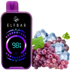 Одноразова електронна сигарета Elf Bar Raya D2 Grape Ice (Виноград Лід) (20000 Затяжок)