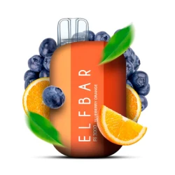 Одноразова електронна сигарета Elf Bar Ri Blueberry Orange (Чорниця Апельсин) (3000 Затяжок)