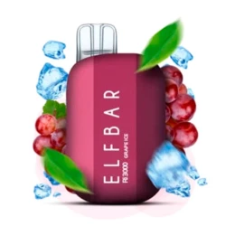 Одноразова електронна сигарета Elf Bar Ri Grape Ice (Виноград Лід) (3000 Затяжок)