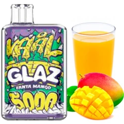 Одноразова електронна сигарета VAAL Glaz Fanta Mango (Фанта Манго) (5000 Затяжок)