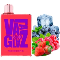 Одноразова електронна сигарета VAAL Glaz Frozen Mixed Berry Ice (Фроузен Мікс Ягода Лід) (6500 Затяжок)