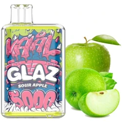 Одноразова електронна сигарета VAAL Glaz Sour Apple (Сауер Яблуко) (5000 Затяжок)