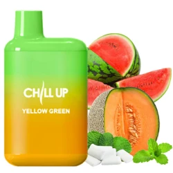 Одноразова електронна сигарета Chill Up Yellow Green (Йеллоу Грін) (4000 Затяжок)