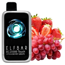 Одноразова електронна сигарета Elf Bar BC Touch Strawberry Grape (Полуниця Виноград) (20000 Затяжок)