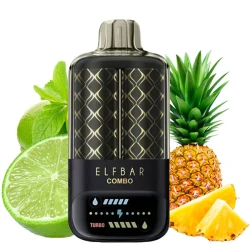 Одноразова електронна сигарета Elf Bar Combo Lime + Pineapple (Лайм + Ананас) (25000 Затяжок)