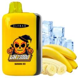 Одноразовая электронная сигарета Elf Bar GH Banana Ice (Банан Лед) (23000 затяжек) (2% Nic)