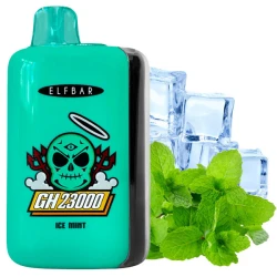 Одноразовая электронная сигарета Elf Bar GH Ice Mint (Лед Мята) (23000 затяжек) (2% Nic)