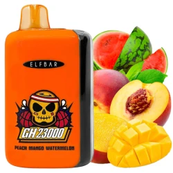 Одноразова електронна сигарета Elf Bar GH Peach Mango Watermelon (Персик Манго Кавун) (23000 затяжок) (2% Nic)