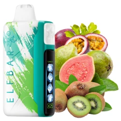 Одноразова електронна сигарета Elf Bar Ice King Kiwi Passion Fruit Guava (Ківі Маракуя Гуава) (30000 Затяжок)