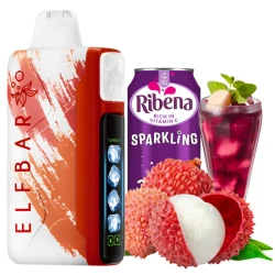 Одноразовая электронная сигарета Elf Bar Ice King Ribena Lychee (Рибена Личи) (30000 Затяжек)
