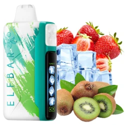Одноразова електронна сигарета Elf Bar Ice King Strawberry Kiwi Ice (Полуниця Ківі Лід) (30000 Затяжок)