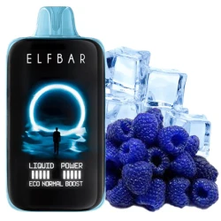 Одноразовая электронная сигарета Elf Bar MoonNight Blue Razz Ice (Блу Разз Лед) (40000 Затяжек)