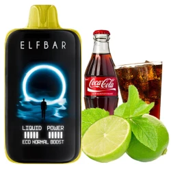 Одноразовая электронная сигарета Elf Bar MoonNight Lime Cola (Лайм Кола) (40000 Затяжек)