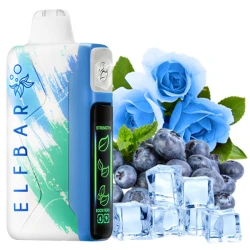 Одноразова електронна сигарета Elf Bar Nic King Ice Blue Rose (Айс Блу Роуз) (30000 Затяжок)