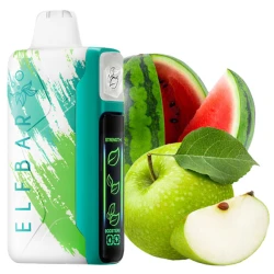Одноразова електронна сигарета Elf Bar Nic King Sour Apple Watermelon (Сауер Яблуко Кавун) (30000 Затяжок)
