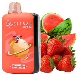 Одноразова електронна сигарета Elf Bar Raya D3 Strawberry Watermelon (Полуниця Кавун) (25000 Затяжок)