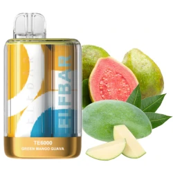Одноразова електронна сигарета Elf Bar TE Green Mango Guava (Зелене Манго Гуава) (6000 Затяжок)