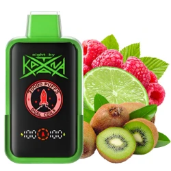 Одноразова електронна сигарета Katana Kiwi Raspberry Lime (Ківі Малина Лайм) (20000 Затяжок)