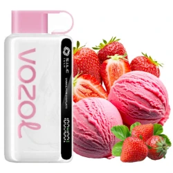 Одноразовая электронная сигарета Vozol Star Strawberry Ice Cream (Клубника Мороженое) (12000 Затяжек)