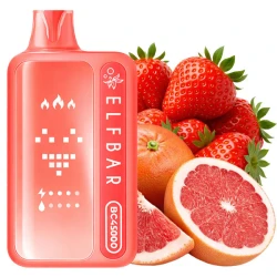 Одноразовая электронная сигарета Elf Bar BC Strawberry Grapefruit (Клубника Грейпфрут) (45000 Затяжек)