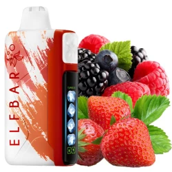 Одноразова електронна сигарета Elf Bar Ice King Strawberry Berries (Полуниця Ягоди) (40000 Затяжок)