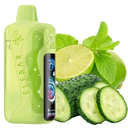 Одноразовая электронная сигарета Elf Bar Lush King Pro Cucumber Lime (Огурец Лайм) (40000 Затяжек)