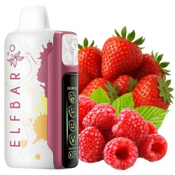 Одноразовая электронная сигарета Elf Bar Sour King Red Raspberry Strawberry (Рэд Малина Клубника) (30000 Затяжек)