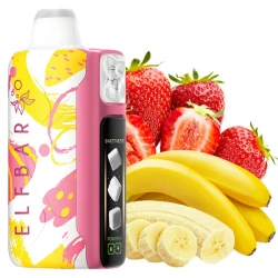 Одноразовая электронная сигарета Elf Bar Sweet King Strawberry Banana (Клубника Банан) (30000 Затяжек)