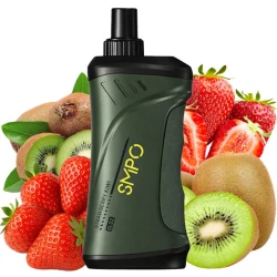 Одноразова електронна сигарета SMPO DL02 Strawberry Kiwi (Полуниця Ківі) (10000 Затяжок)