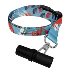 Персональный мундштук в упаковке Personalka Silicone Pro Japan (Голубой с красным)