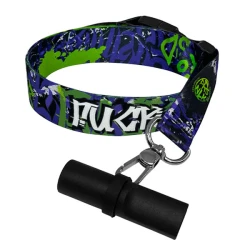 Персональный мундштук в упаковке Personalka Silicone Pro Street (Фиолетовый с зеленым)