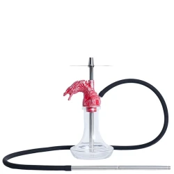 Шахта Hookah 2x2 Dragon Born (Красный с серебристым)