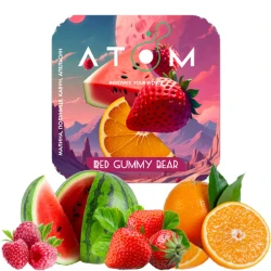 Тютюн Atom Red Gummy Bear (Червоні Гаммі Медведики) 100 гр