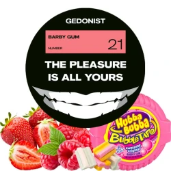Табак Gedonist №21 Barby Gum (Барби Жвачка) 200 гр