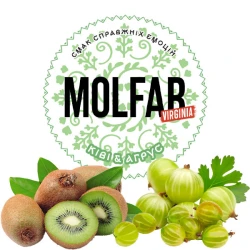 Тютюн Molfar Tobacco Virginia Line Ківі Агрус 200 гр