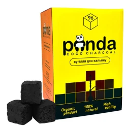Уголь кокосовый Panda 1кг 96 кубиков в упаковке