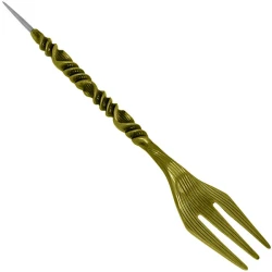 Вилка + шило для табака кованная Storm (Золотой)