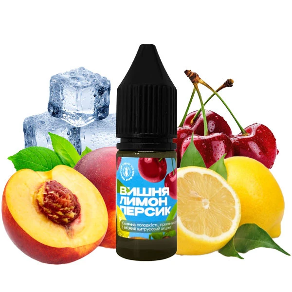 Рідина 420 Liquid Вишня Лимон Персик 10 мл